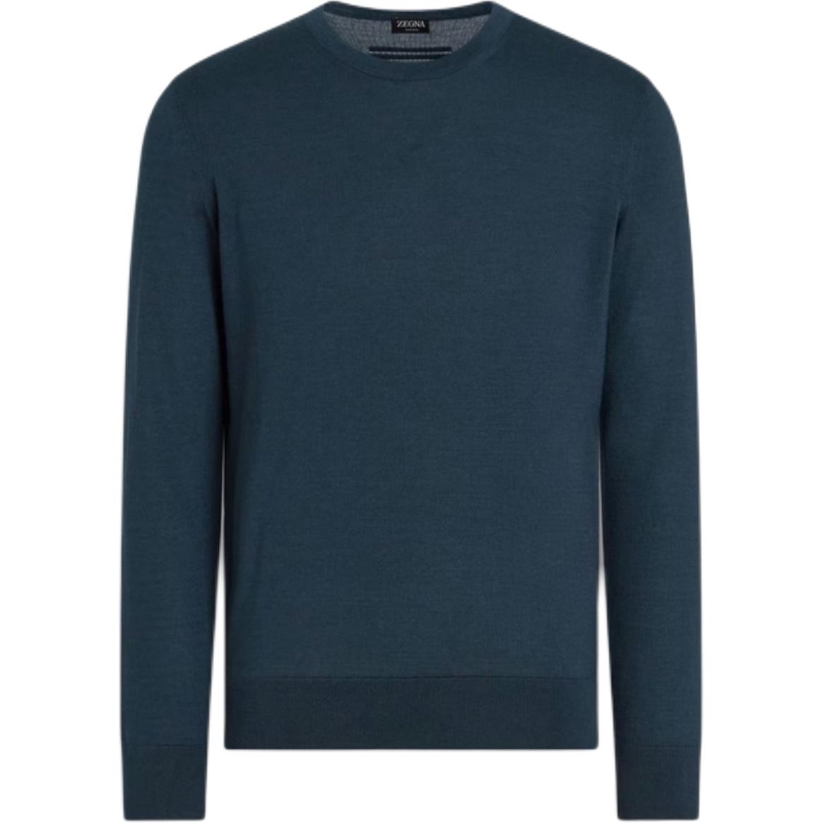 

Джемпер с воротником-стойкой Zegna Ermenegildo Zegna, зеленый