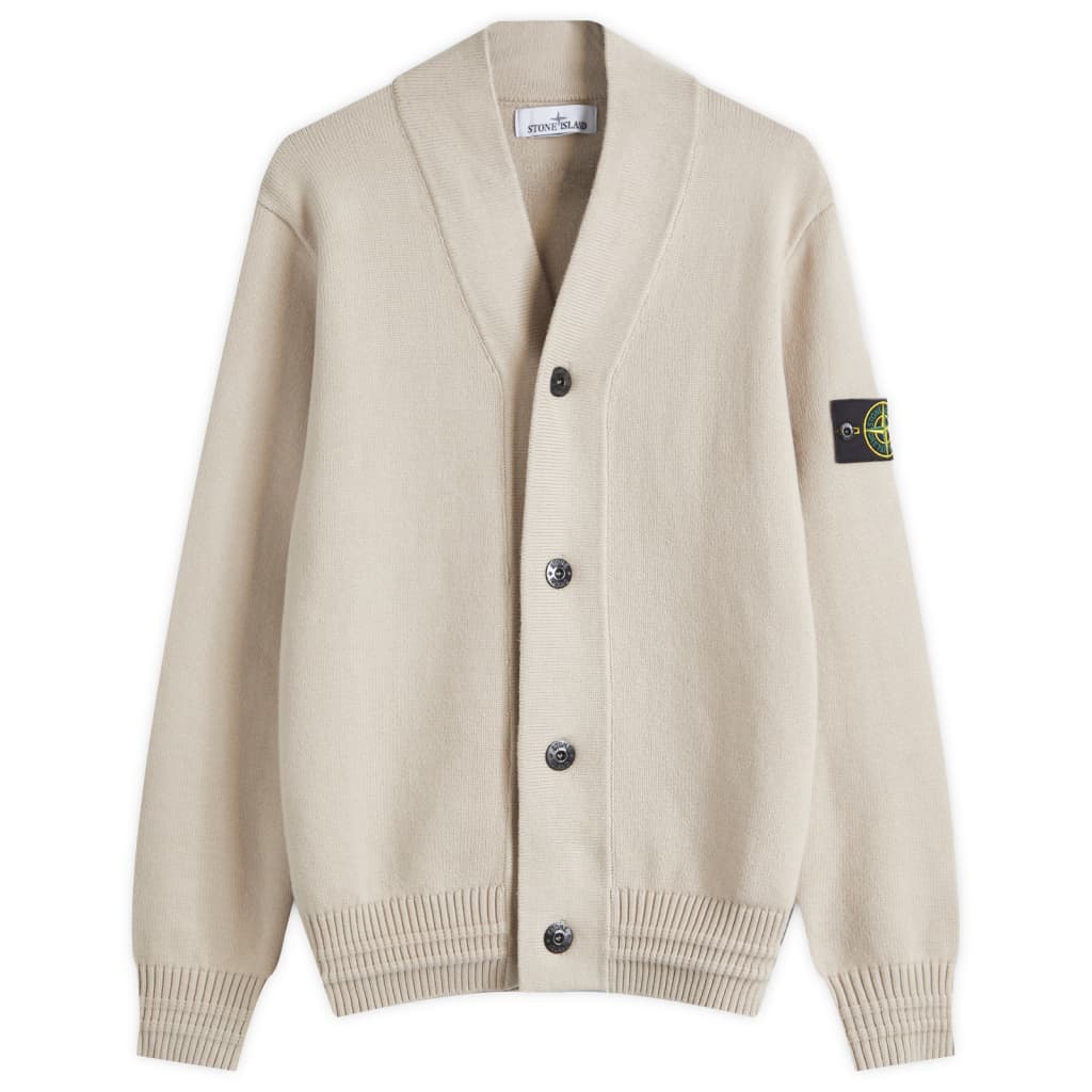 

Зимний хлопковый кардиган Stone Island, цвет plaster