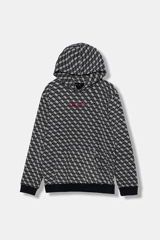 

Детская хлопковая толстовка Guess, темно-синий