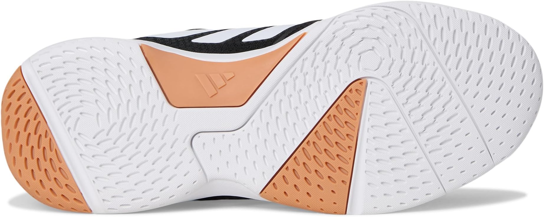 Кроссовки adidas Women's Ligra 8 Volleyball Shoes, Black/White/White — фото 3