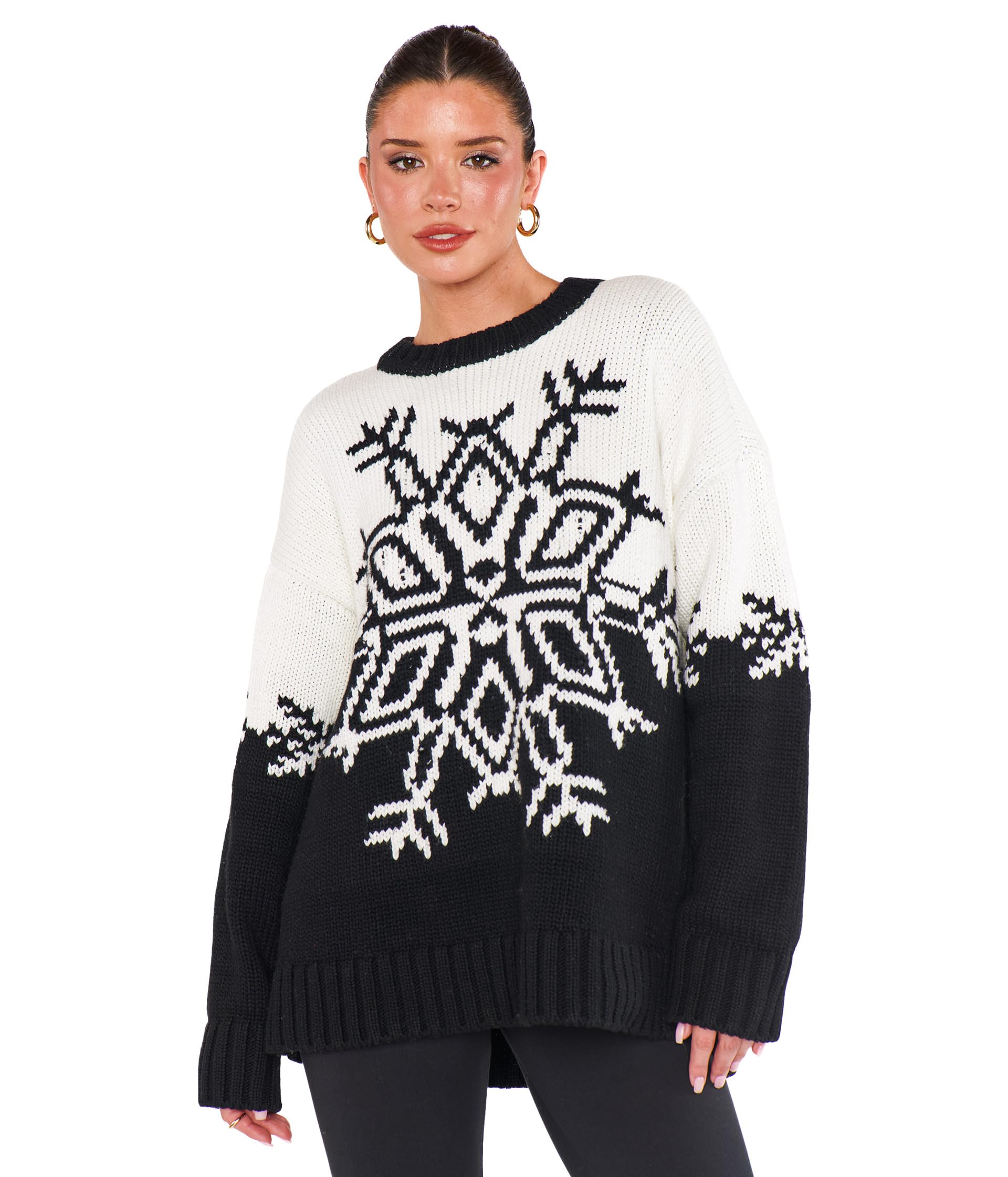 

Свитер Show Me Your Mumu Stowe Sweater, Snowflake knit