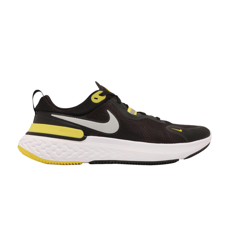 

Кроссовки React Miler 'Black Opti Yellow', черный