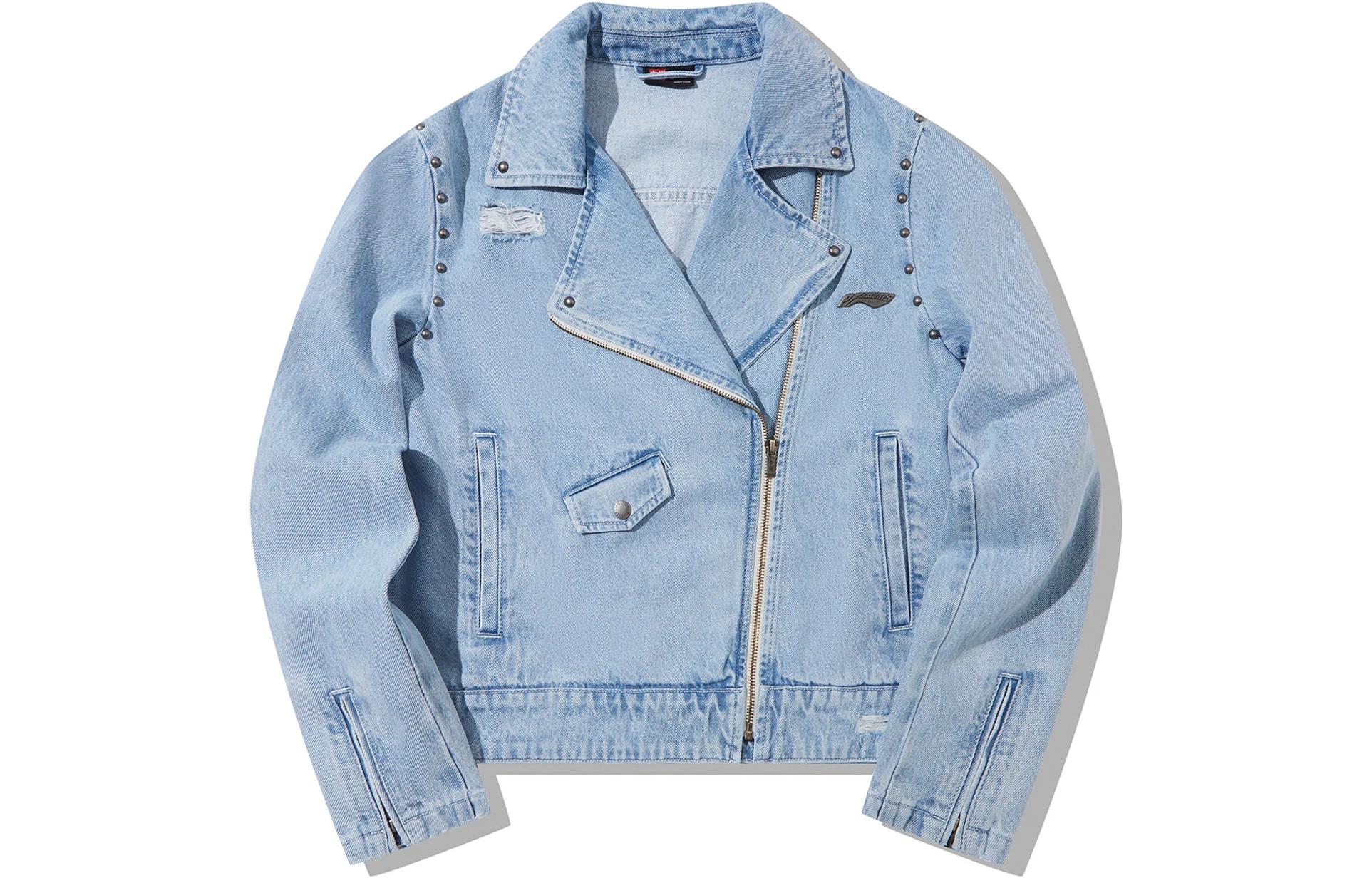 

LiNing Куртка джинсовая женская PLEASURES, Denim Blue