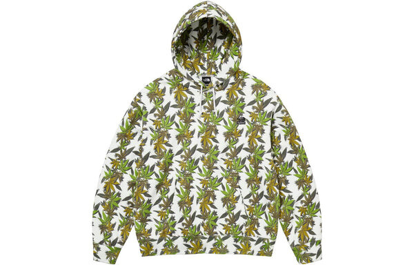 Толстовка x the north face leaf hoodie 'green' Supreme, зеленый — фото 2