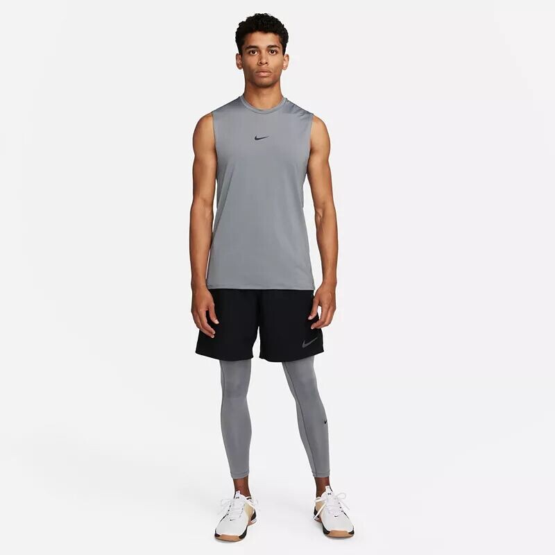 Мужская тонкая футболка для фитнеса без рукавов Nike Pro Dri-FIT — фото 2
