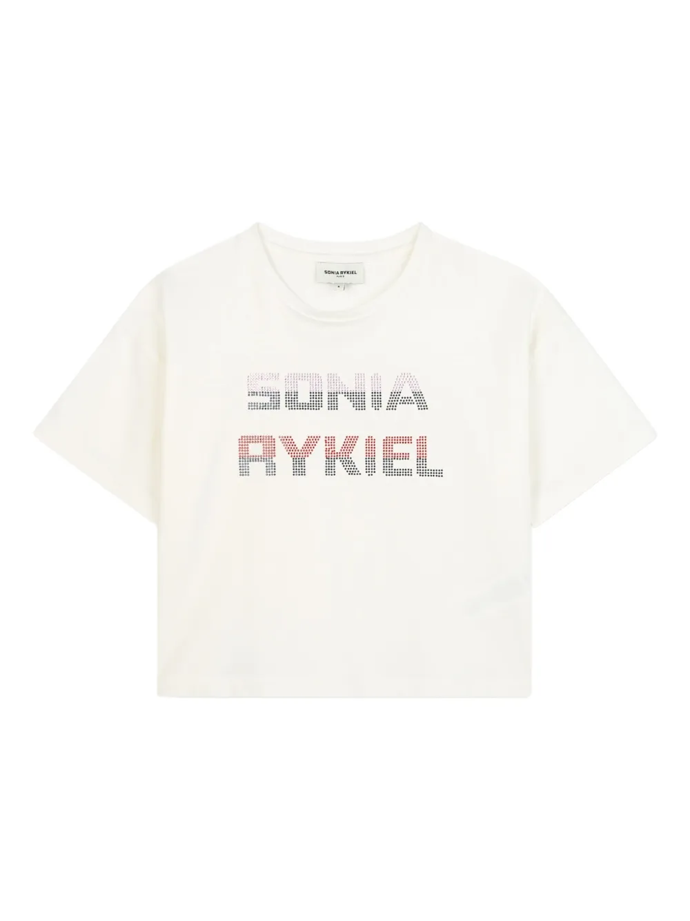 

Укороченный топ с логотипом SONIA RYKIEL ENFANT, нейтральный