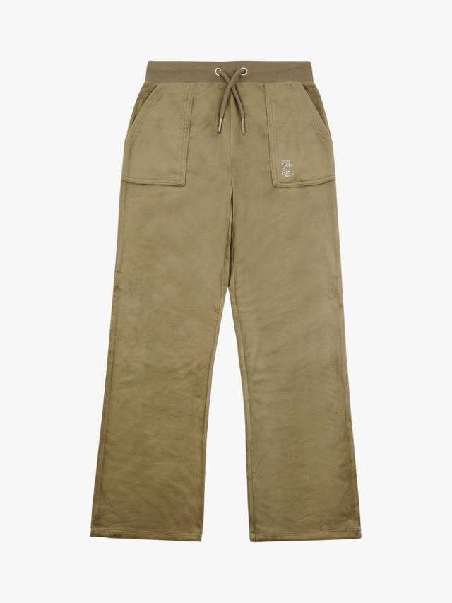 

Детские спортивные брюки с пайетками и широкими штанинами Juicy Couture, Tea Leaf