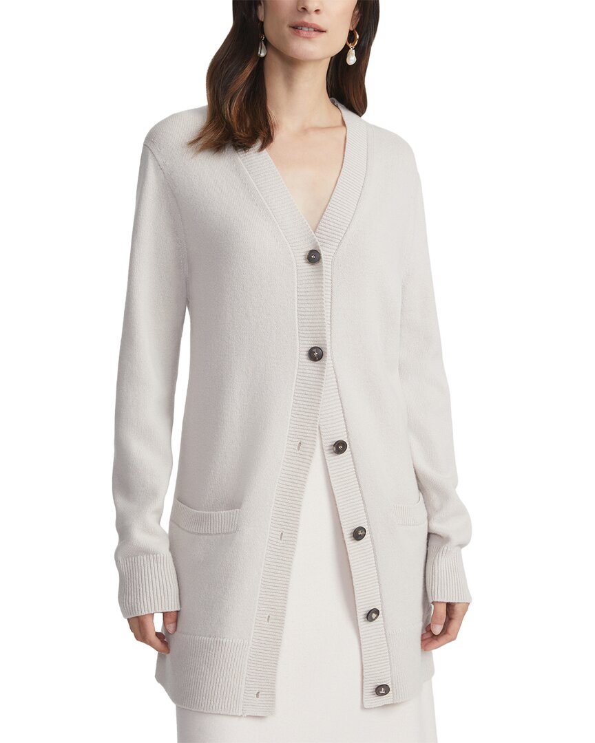 

Кардиган Lafayette 148 New York Plus с V-образным вырезом и пуговицами спереди из смеси шерсти и кашемира Lafayette 148 New York, серый