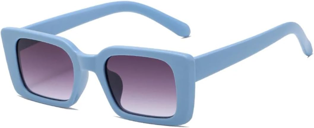 

Солнцезащитные очки с защитой UV400 | Заклепки, конфетный цвет, маленькая оправа | для женщин и мужчин, для занятий спортом на открытом воздухе и вождения DSVIGF, Blue Gray