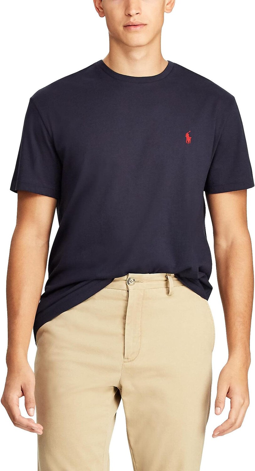 

Классическая футболка с круглым вырезом Polo Ralph Lauren, цвет Ink