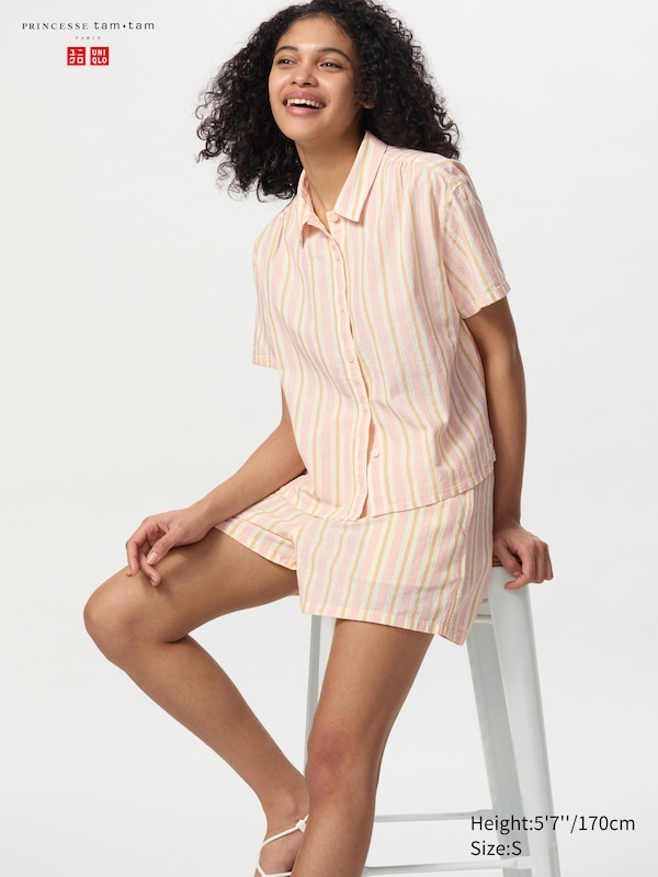 

Пижама (полосатая) Uniqlo, розовый