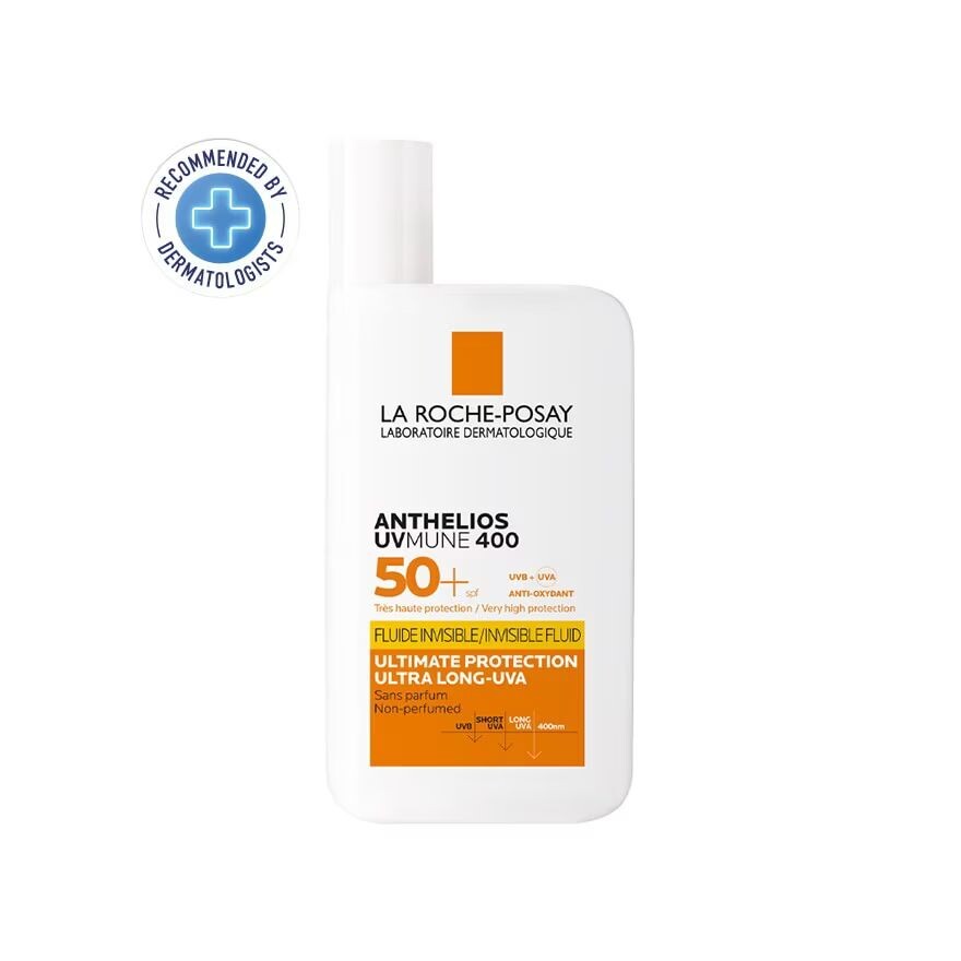 

Laroche-Posay La Roche Posay Anthelios UVMUNE 400 Флюид SPF50+ 50мл, White / Orange