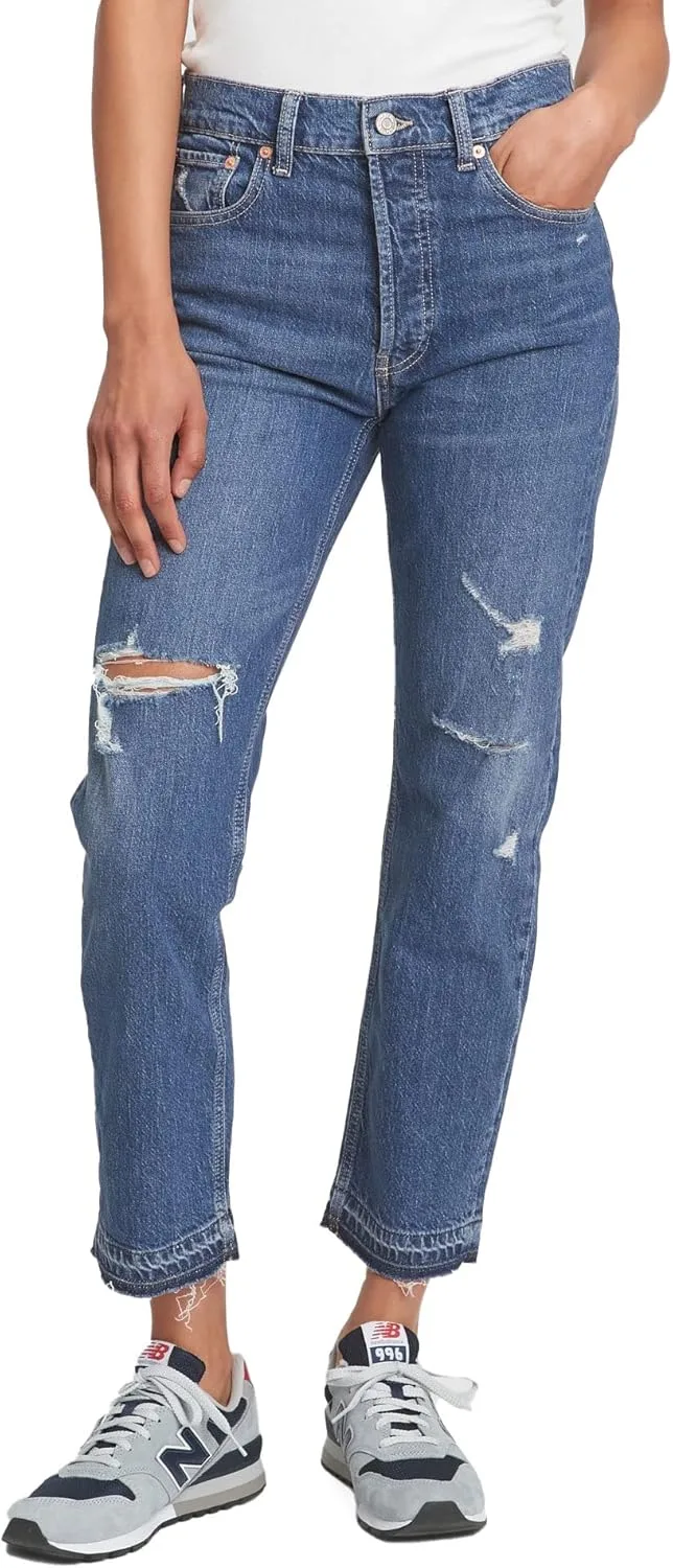 Gap Women's High Rise Cheeky Straight Jeans