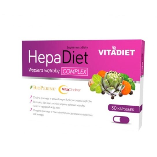 

VitaDiet HepaDiet 30 капсул поддержка печени