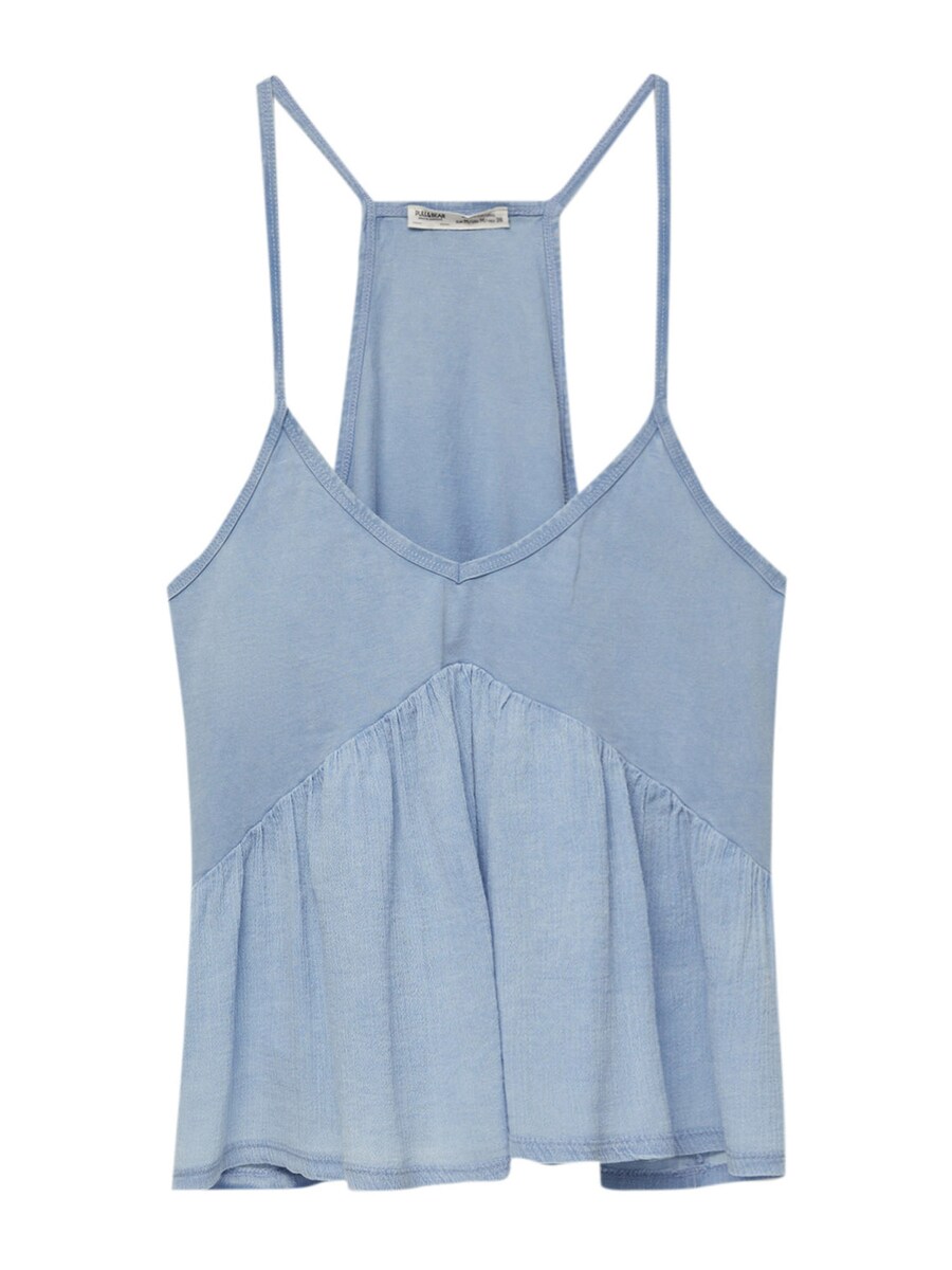 

Топ Pull&Bear, синий деним