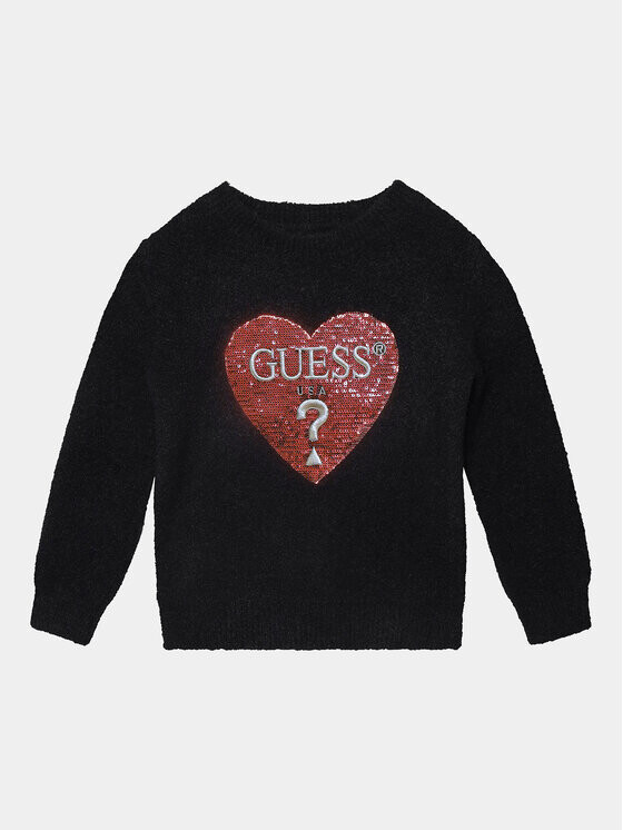 

Свитер обычного кроя Guess, черный