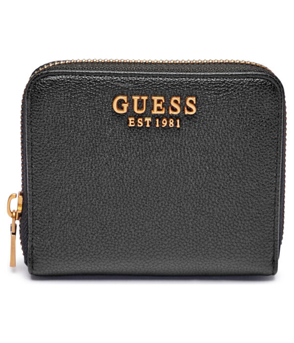 

Кошелек лилового цвета Guess, черный