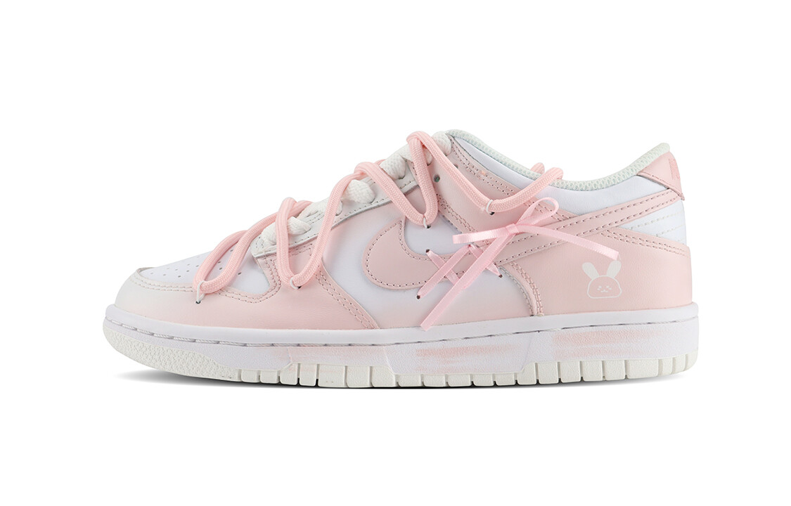 

Кроссовки Nike Dunk Skateboard Shoes Women's Low-Top Pink/White