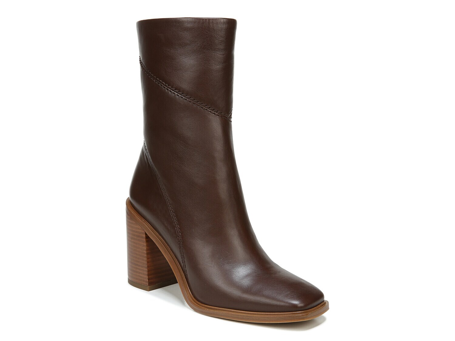 Ботинки кожаные Franco Sarto Stevie, темно-коричневый