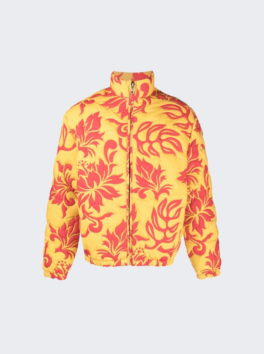 

Стеганая куртка-пуховик унисекс с принтом ERL, цвет Yellow Tropical Flowers