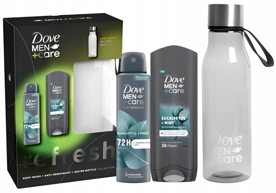 

Набор мужской косметики Dove Men Refresh Гель + Дезодорант + Флакон