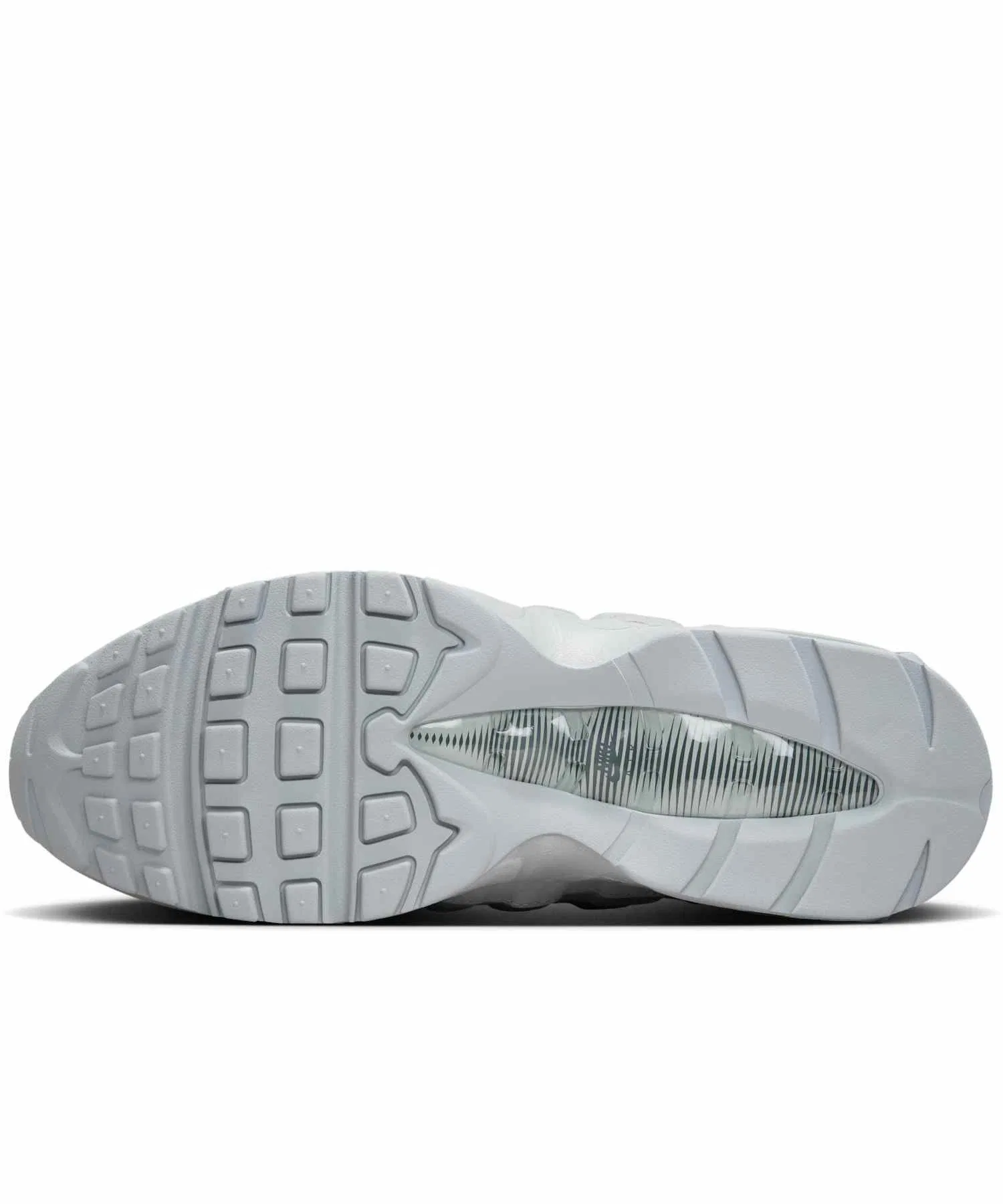 Мужские кроссовки Air Max 95 Big Bubble NIKE серые — фото 2