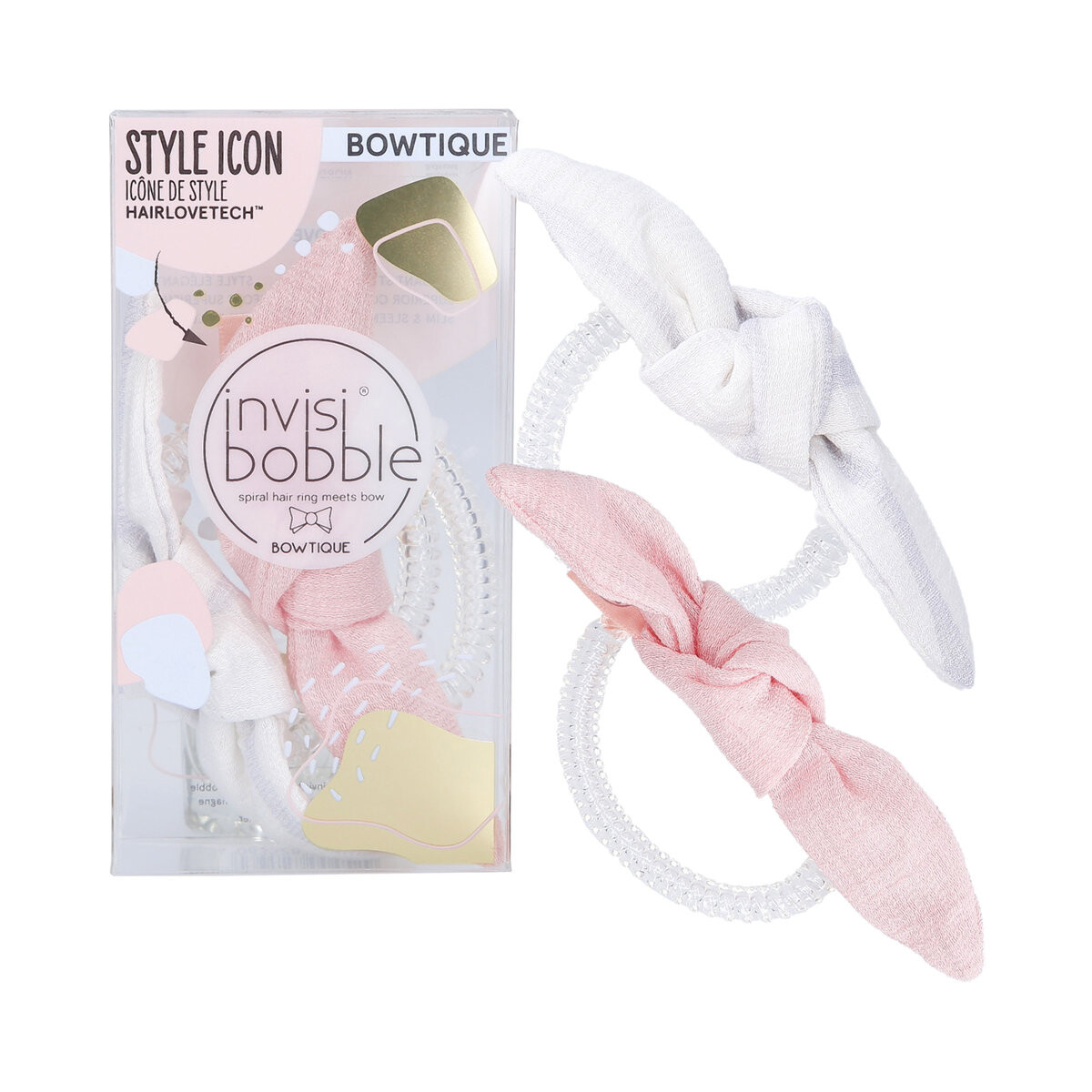 

Invisibobble, Bowtique, Набор резинок для волос с леммингами северного бриза, 2 шт