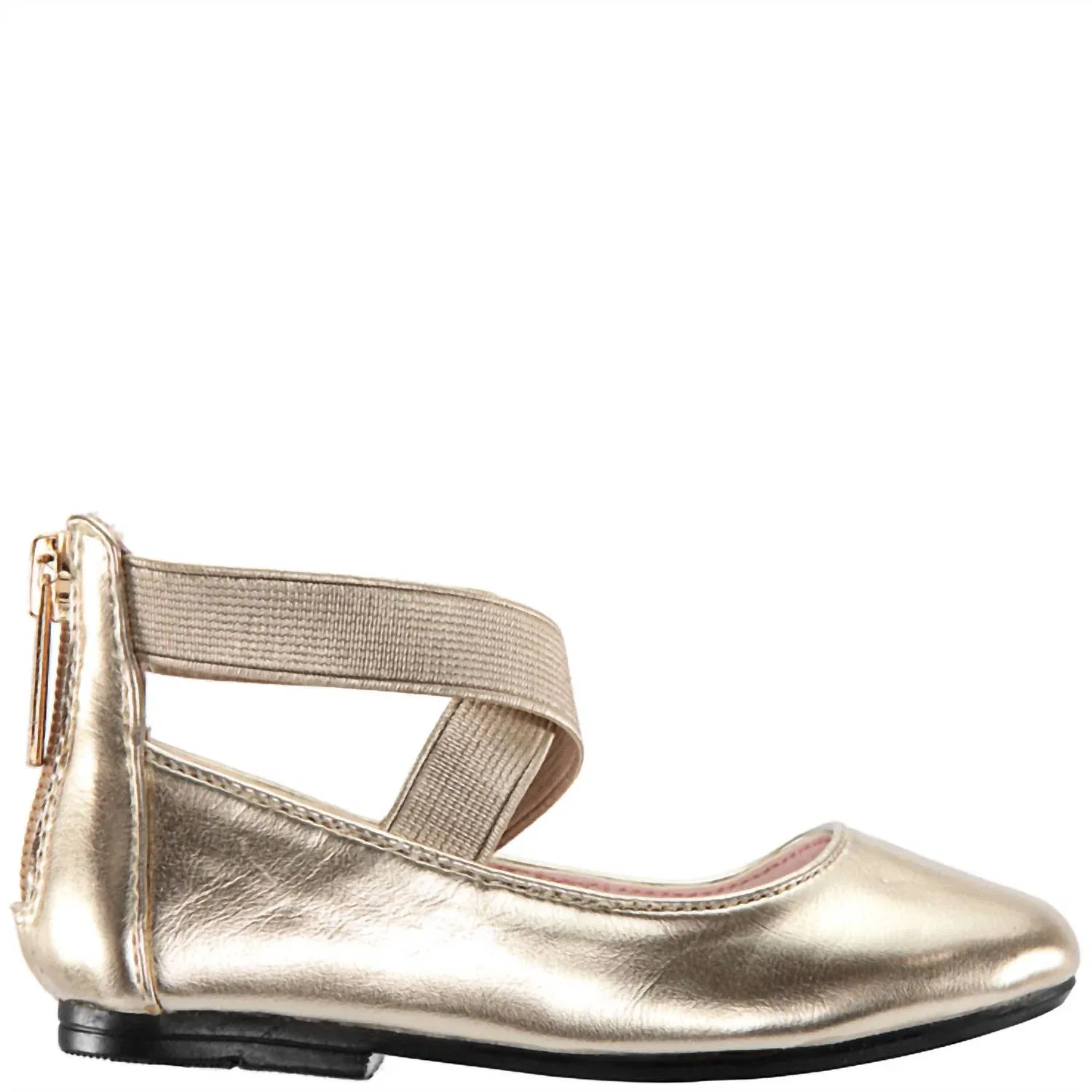 Nina Детские балетки Marissa в цвете Platino Metallic