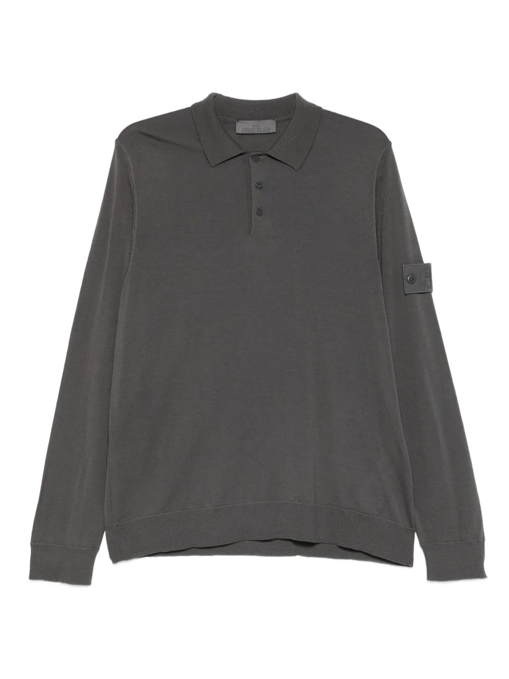 

Рубашка поло с длинными рукавами Stone Island, серый