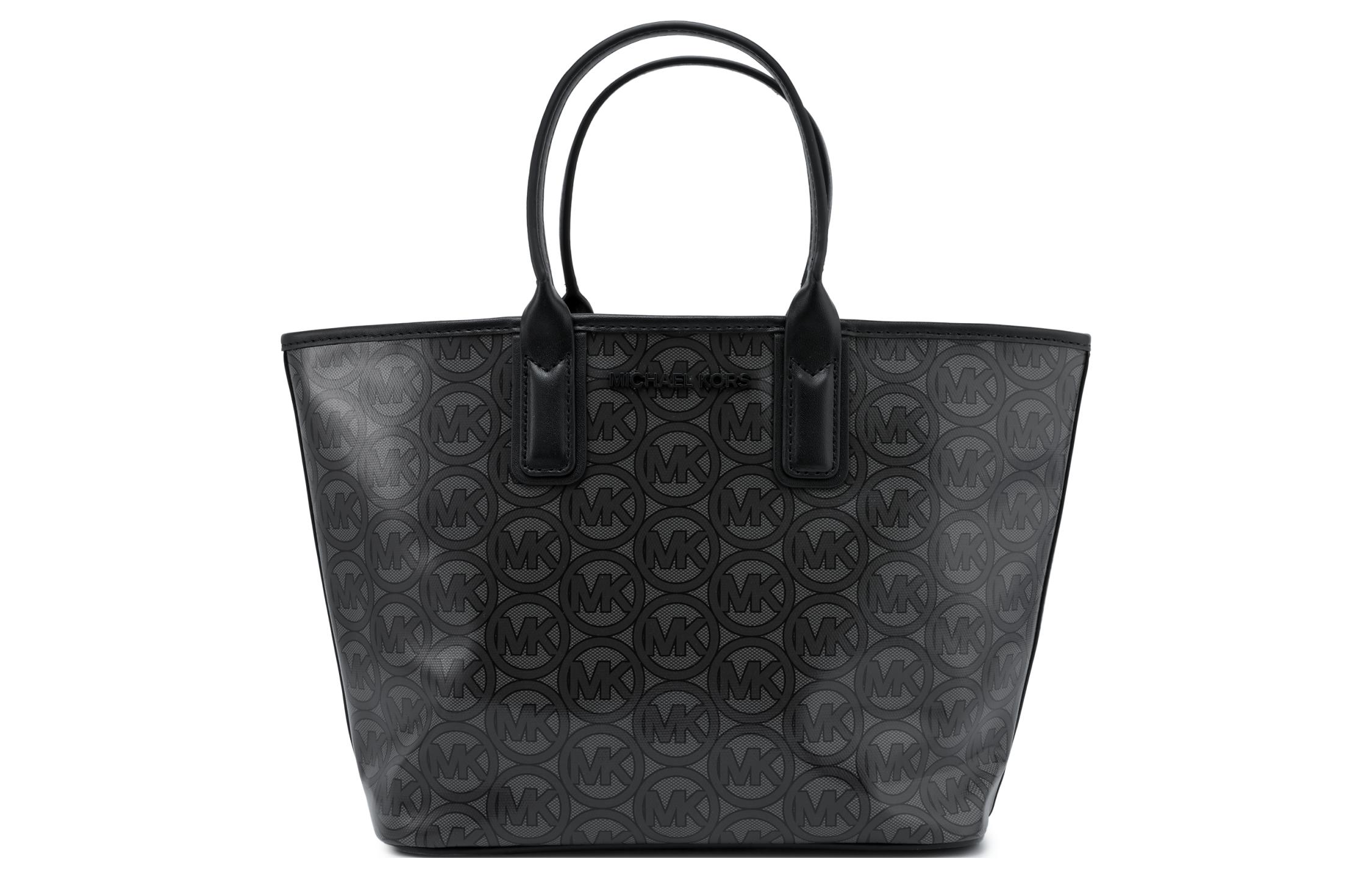 

Сумка-шоппер из телячьей кожи, шоппер, сумка через плечо, женская черная MICHAEL KORS