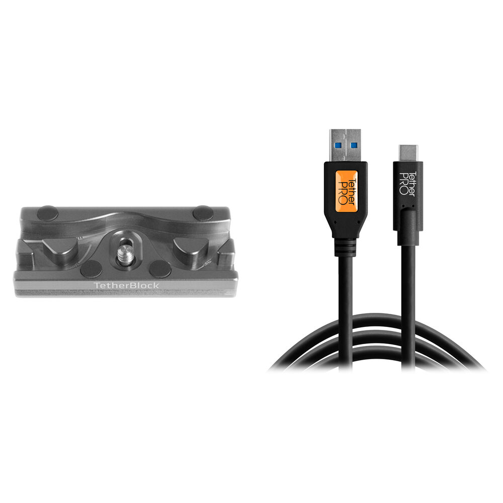 

Tether Tools TetherPro USB Cable with TetherBLOCK Quick Release