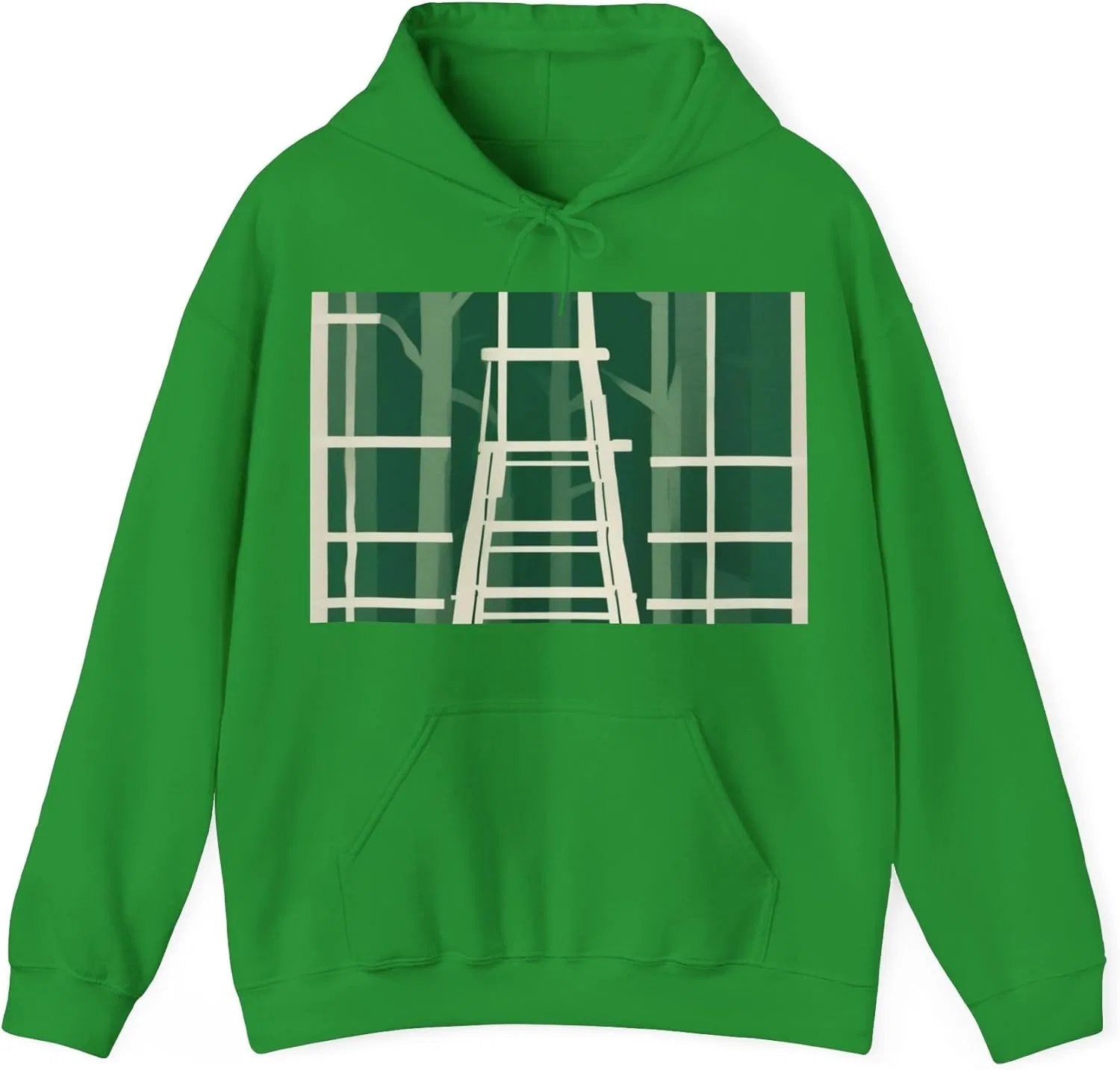 Худи мужское унисекс, Gildan Heavy Blend, Irish Green