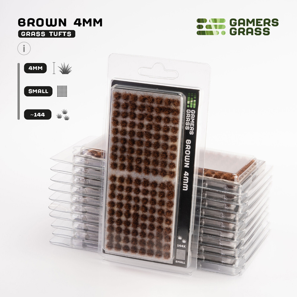 

Аксессуары Gamers Grass Gamers Grass Tufts: Brown - Small 4mm