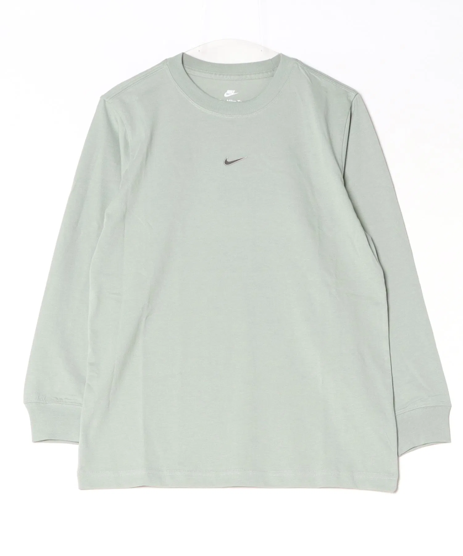 Женская футболка NIKE Phoenix с длинным рукавом зелёного цвета — фото 2