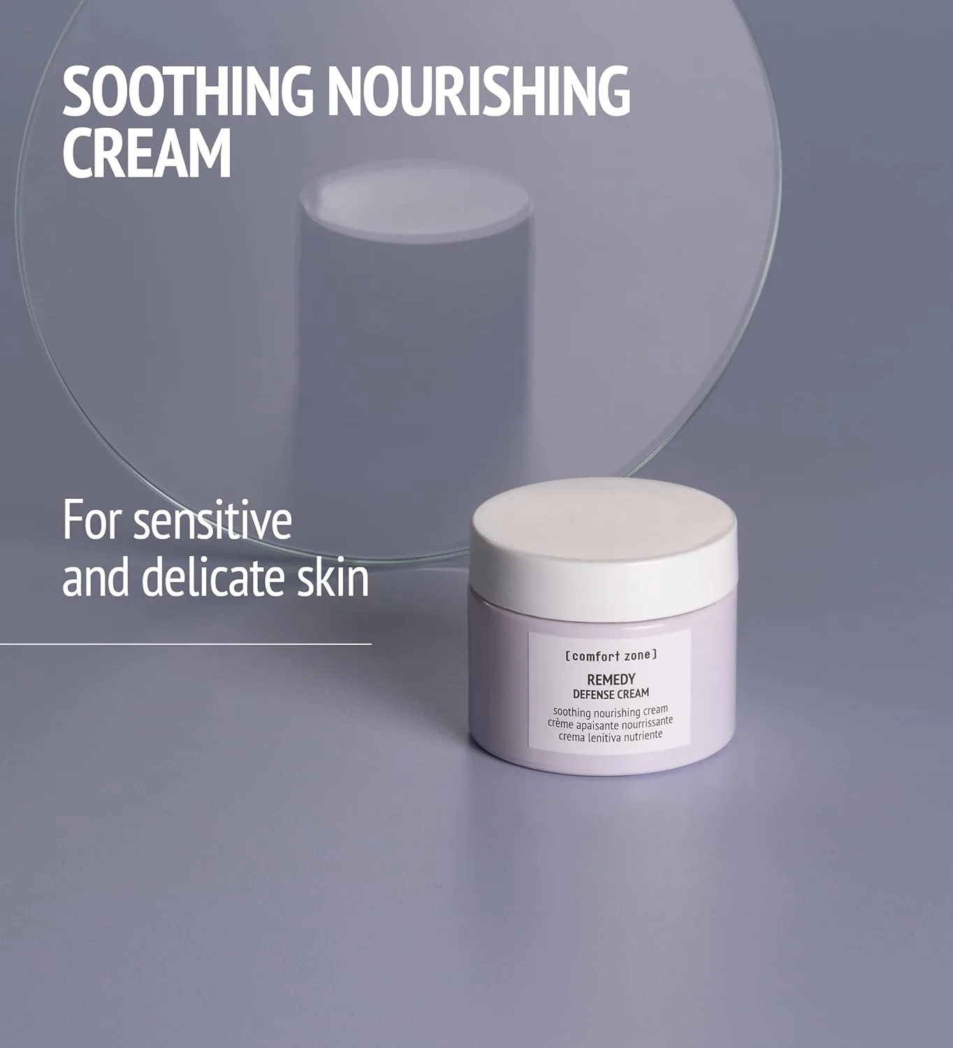 [ comfort zone ] Remedy Soothing Face Cleanser & Cream Duo: крем Defense (30 мл) и очищающее средство Nourishing Cream To Oil Cleanser (150 мл), уход для чувствительной кожи (2 предмета) — фото 3