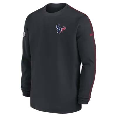 

Топ Nike Houston Texans Sideline Coach Men’s NFL Long-Sleeve Top, синий