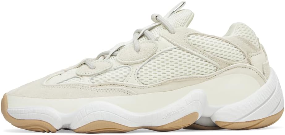 Мужские кроссовки adidas Yeezy 500 на шнуровке, коричневый — фото 2