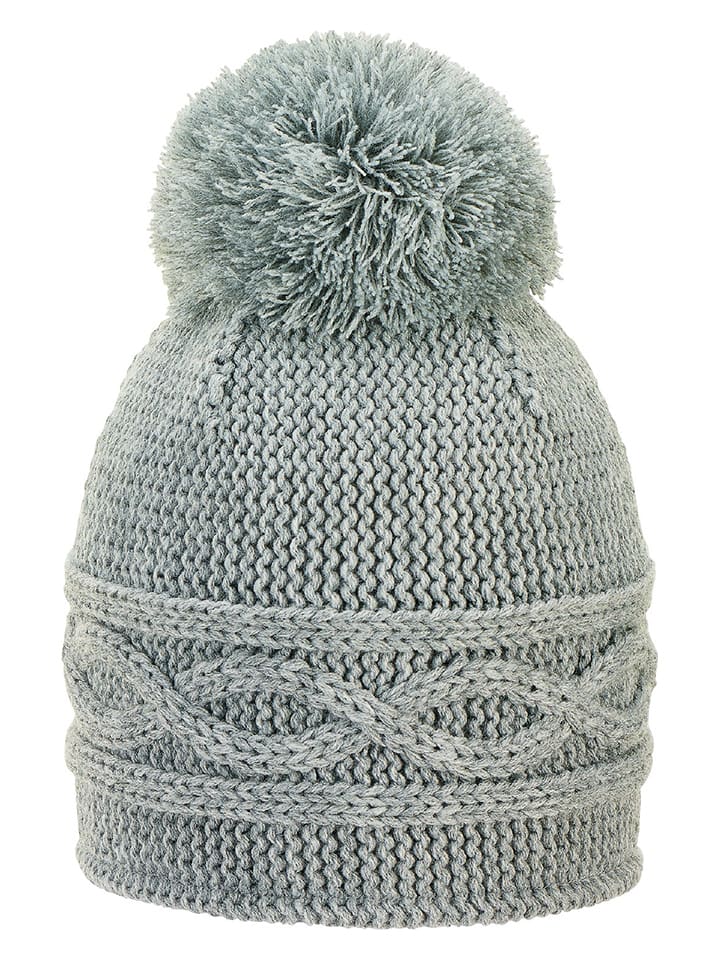 

Вязаная шапка Sterntaler, серый