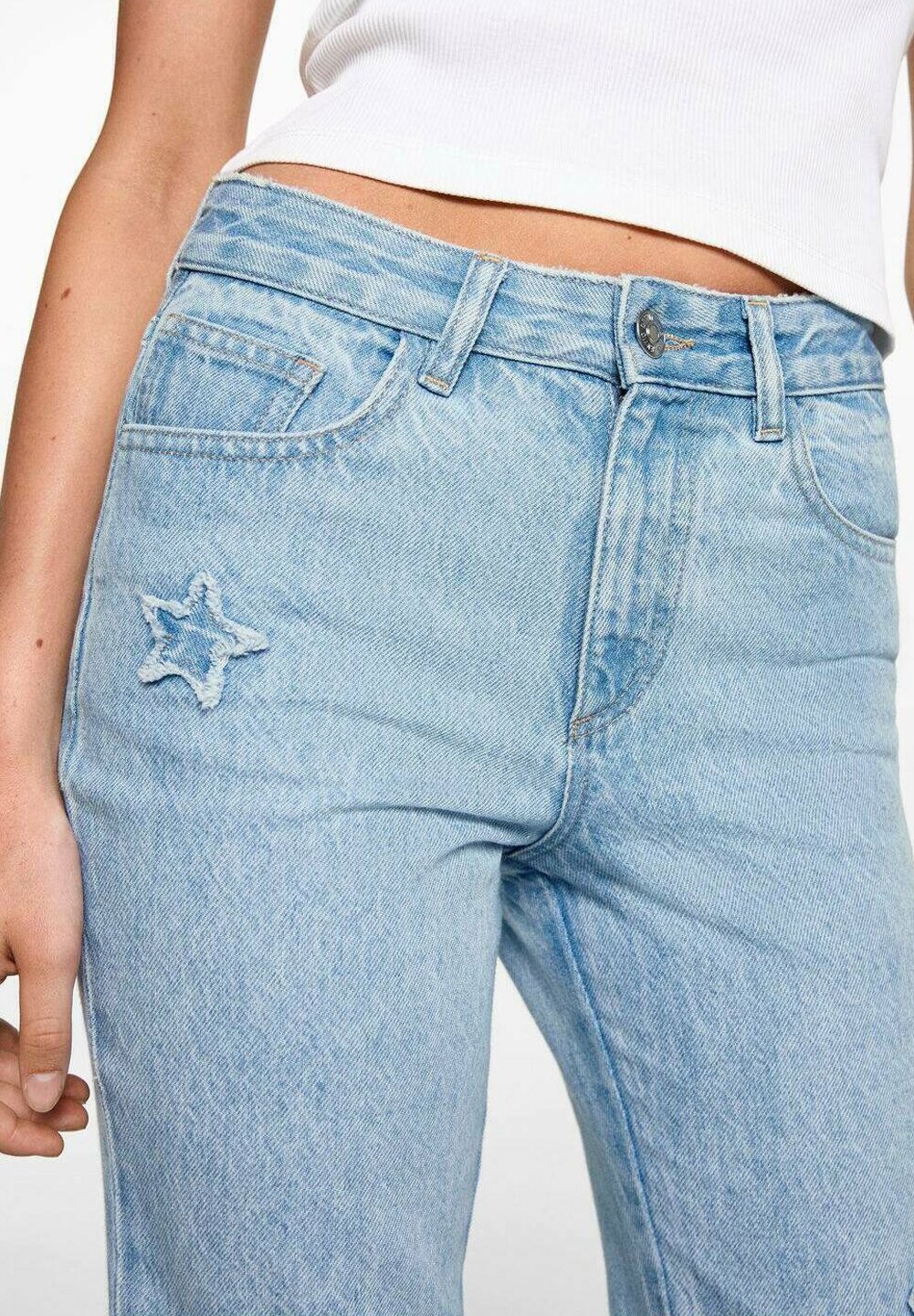 

Джинсы Bootcut STARP Mango Kids, светло-голубой