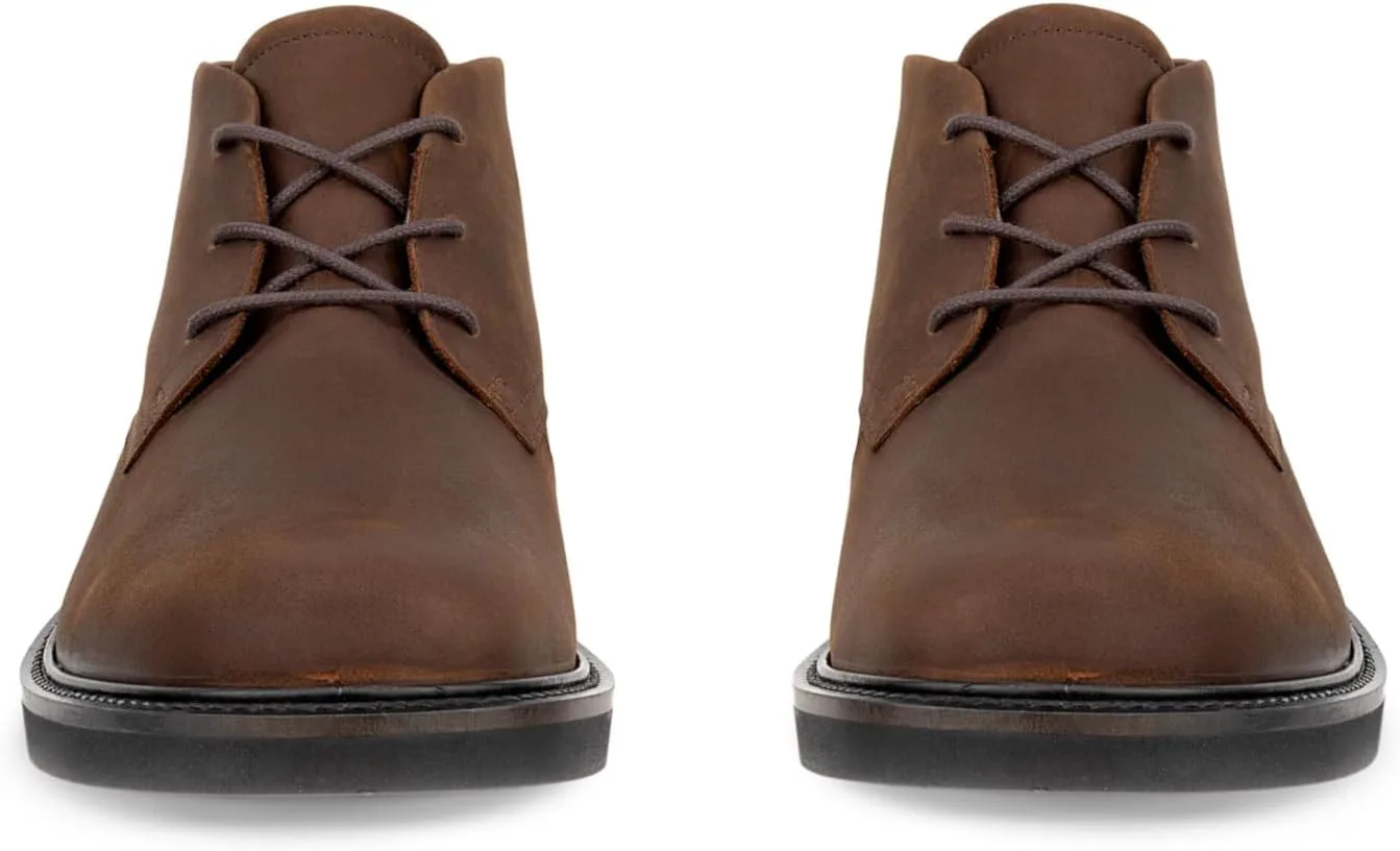 Ботинки ECCO mens London Lace Up Waterproof, коричневый — фото 2