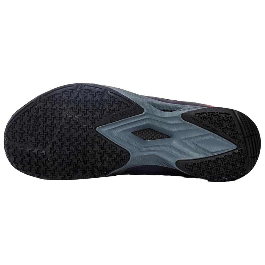 Скользоустойчивые износостойкие низкие кроссовки для бадминтона Unisex Dark Gray YONEX, темно-серый — фото 4