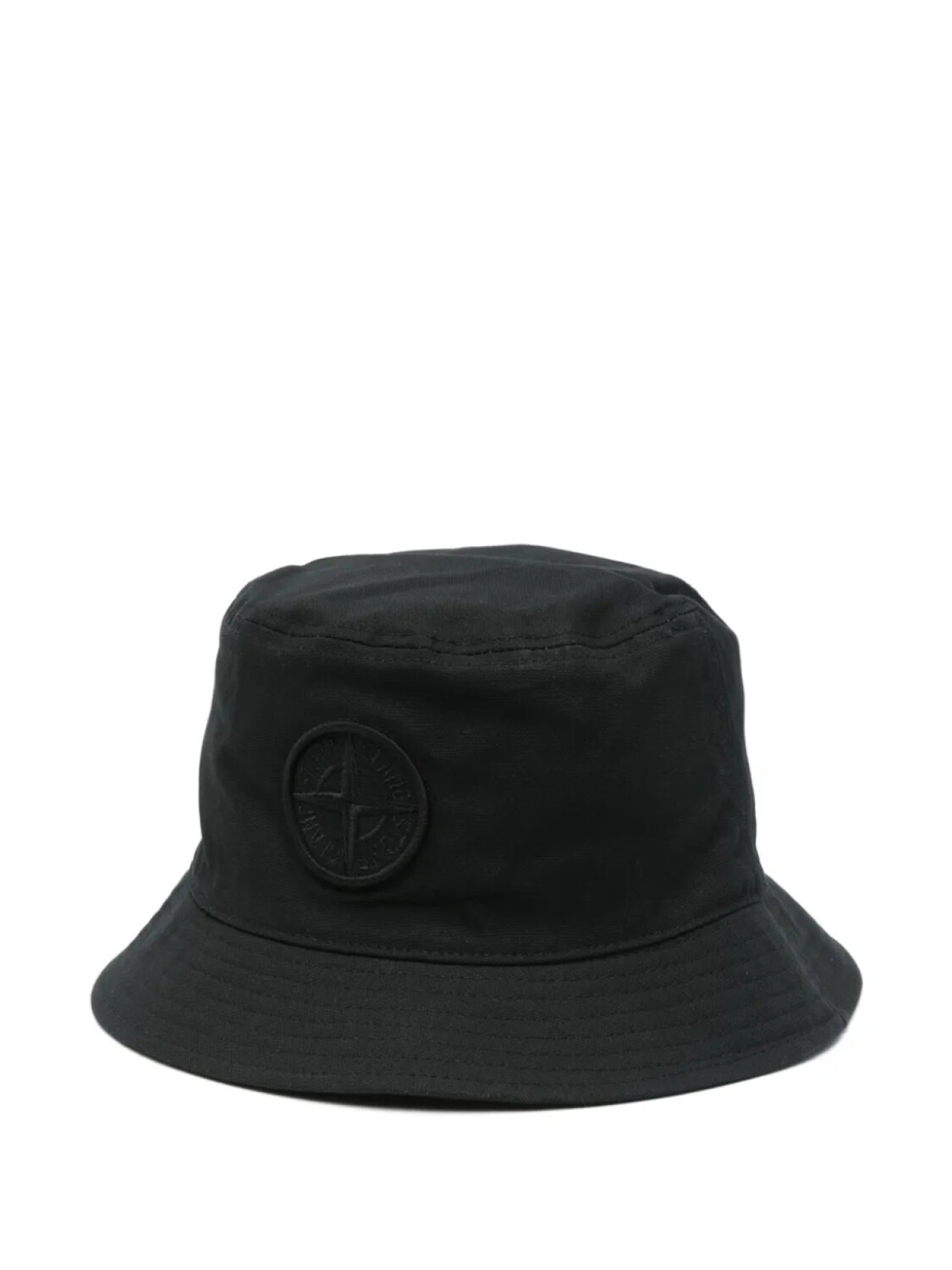 

Шляпа-ведро Stone Island с вышивкой в виде компаса, черный