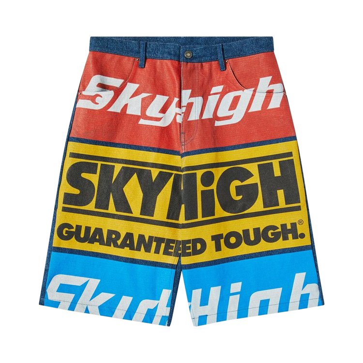 

Шорты Sky High Farm Workwear Construction Graphic Logo Shorts, разноцветный