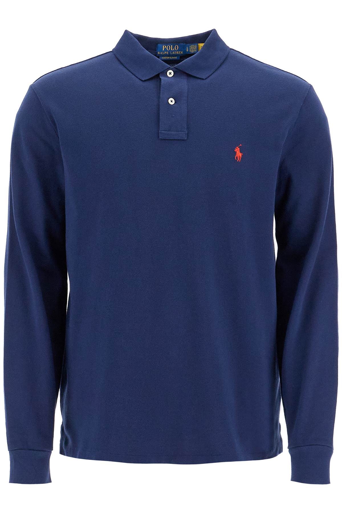 

Мужская рубашка поло с длинными рукавами Polo Ralph Lauren, синий