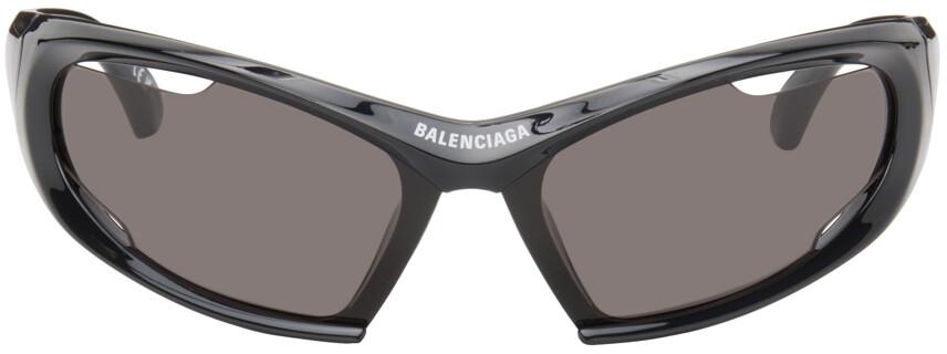 

Черные прямоугольные солнцезащитные очки Dynamo Balenciaga, цвет Black
