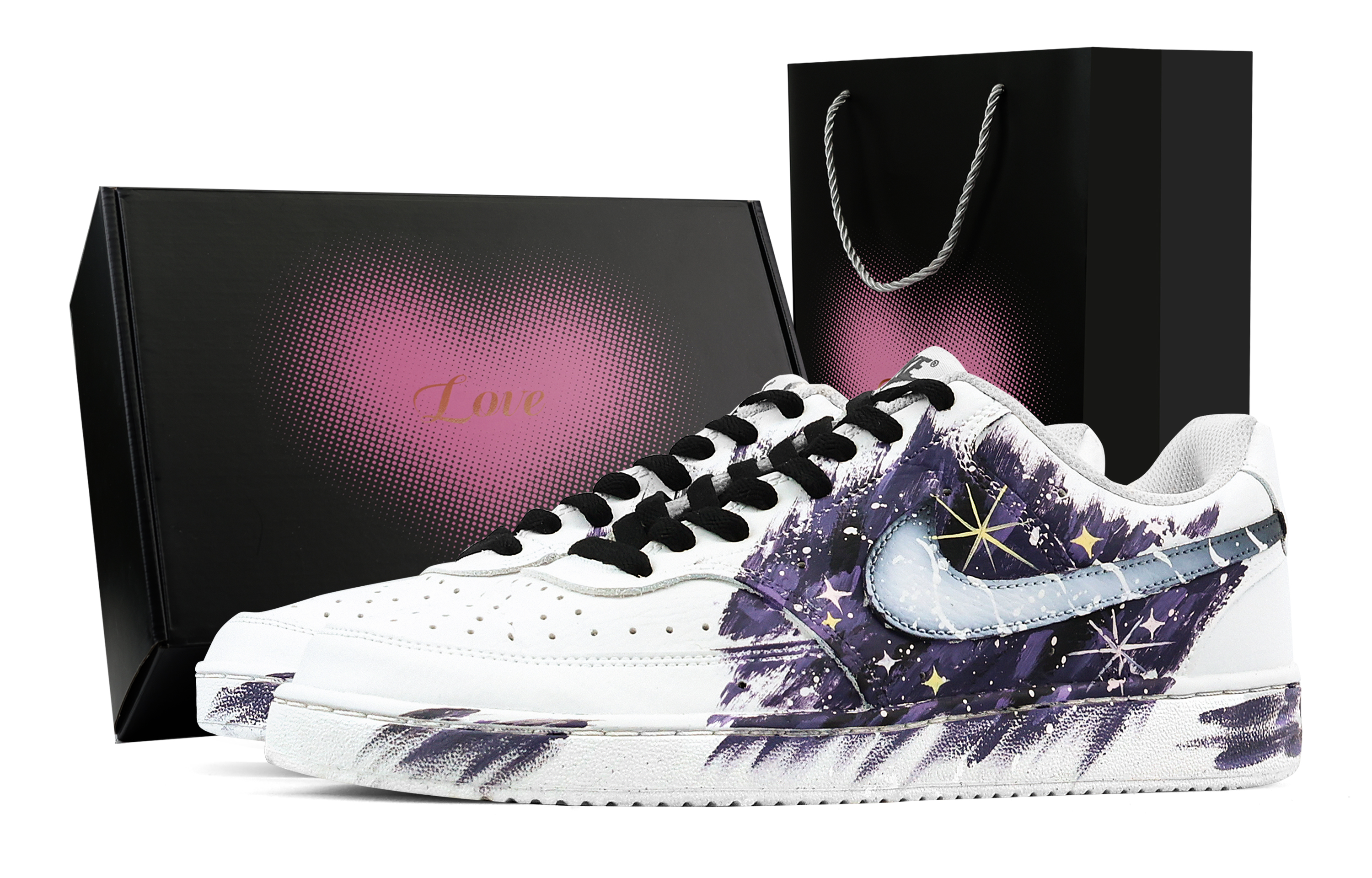 

Nike Кроссовки для скейтборда Court Vision 1 Wilderness Starlight с антискользящим покрытием, износостойкие, мужские, темно-фиолетовые
