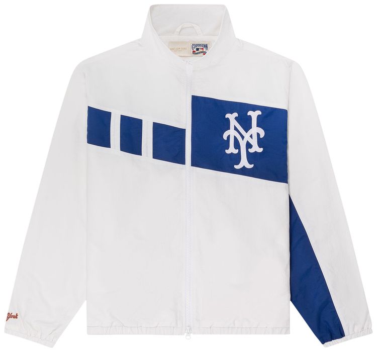 

Ветровка Aimé Leon Dore x New York Mets Colorblock Windbreaker 'Bright White', белый