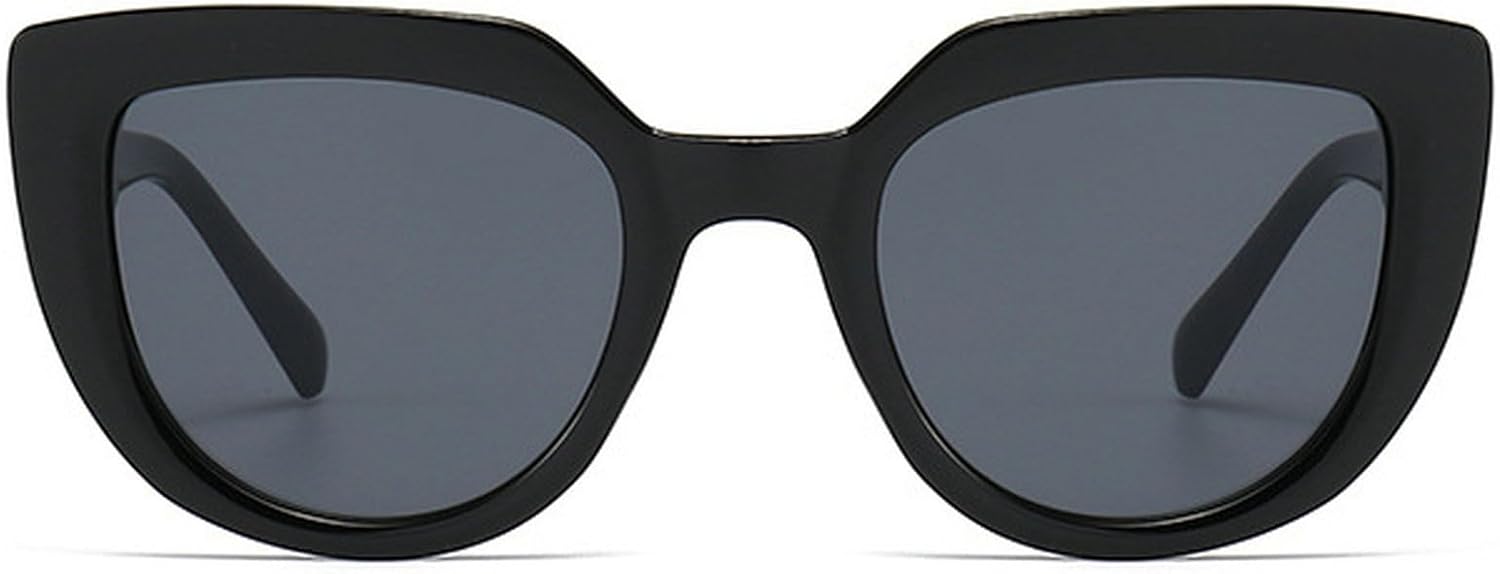 

Модные солнцезащитные очки «кошачий глаз» для женщин, роскошные солнцезащитные очки с леопардовым принтом, черные солнцезащитные очки UV400, ретро-очки для мужчин с защитой от УФ-излучения mincl, Black