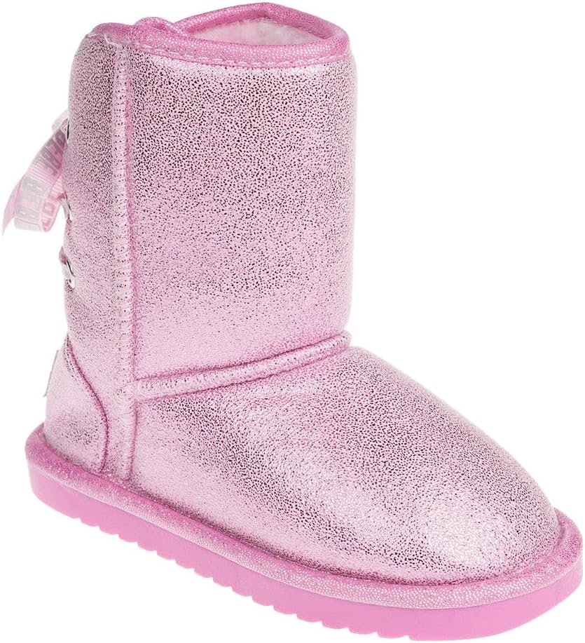 

Детские зимние сапожки bebe для девочек, удобные и уютные модные ботильоны - теплые сапожки для девочек (малыши/маленькие дети/старшие дети), Pink - Toddler