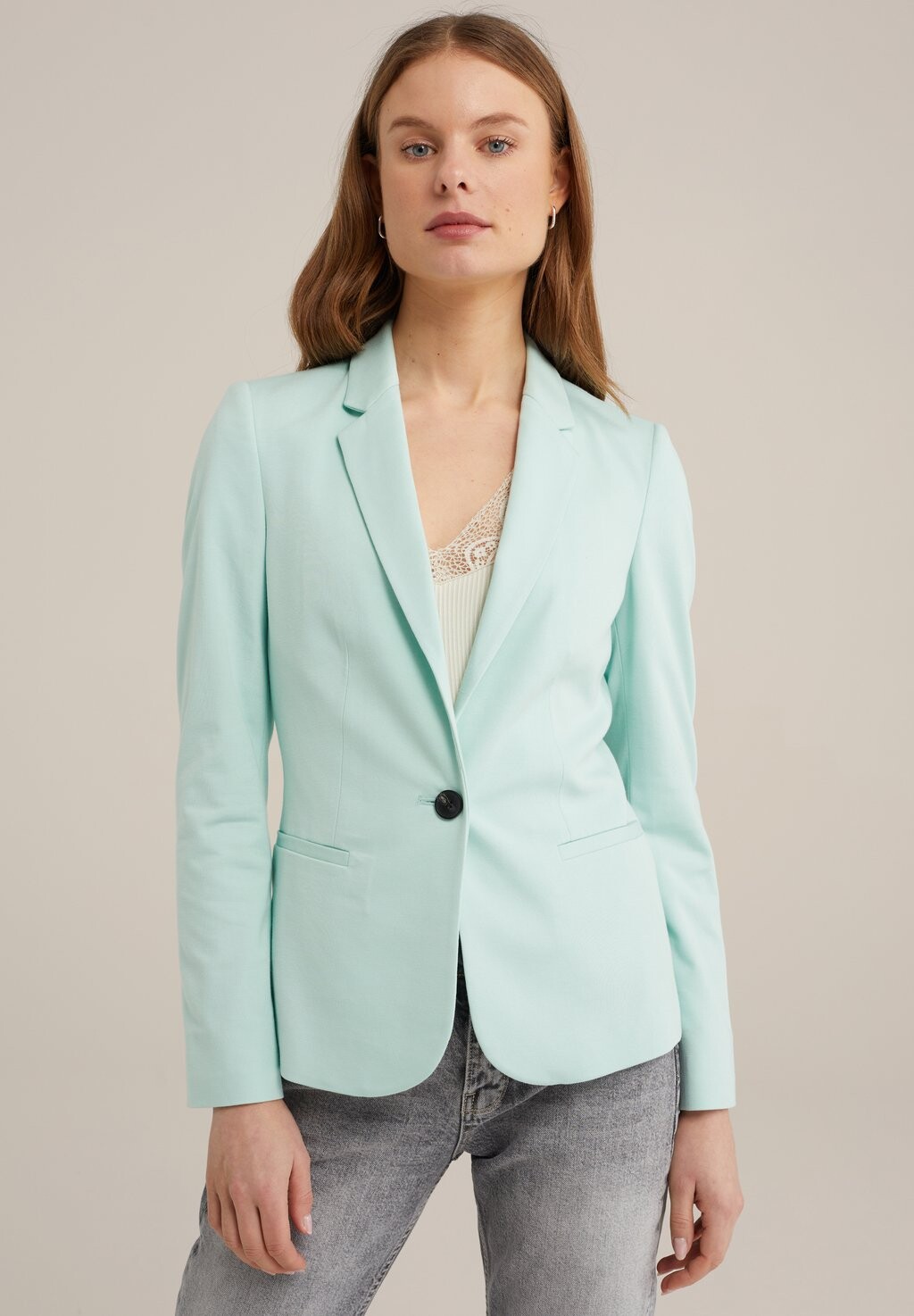 

Блейзер STRETCH WE Fashion, пятнистый светло-зеленый
